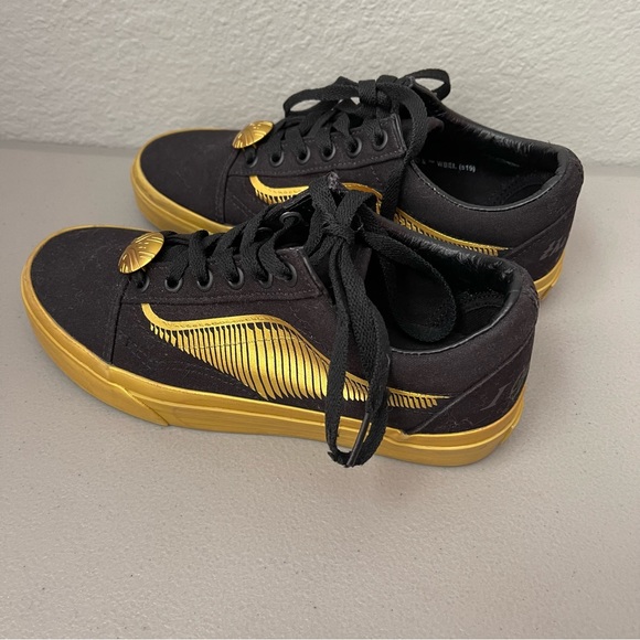 Vans Old Skool Harry Potter Golden Snitch Limited Edition Sneaker Men 5.5, W 7 - Picture 4 of 15